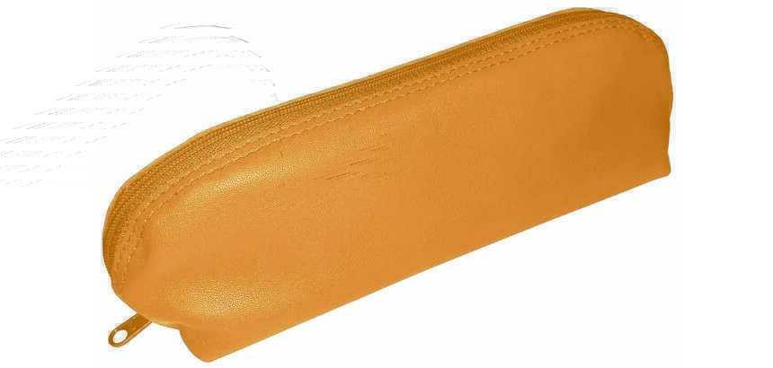 Quo Vadis - Trousse - Triangle - Merinos - 21x6,5x6,5 cm Cuir pleine fleur de porc - 1 compartiment(s) - par 12