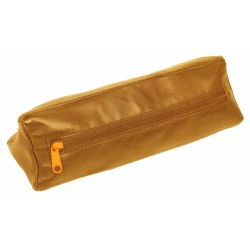 Quo Vadis - Trousse - Triangle - Merinos  - 22x7x7 cm - Cuir pleine fleur de porc - 3 compartiment(s) - par 12