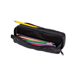 Quo Vadis - Trousse - Rectangle - Merinos - 21x6x7 cm - Cuir pleine fleur de porc - 1 compartiment(s) -  par 12