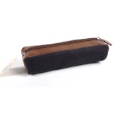 Quo Vadis - Trousse - Rectangle - S1829 - Marron - 20x6x4,5 cm - Cuir pleine fleur de vachette - 1 compartiment(s)
