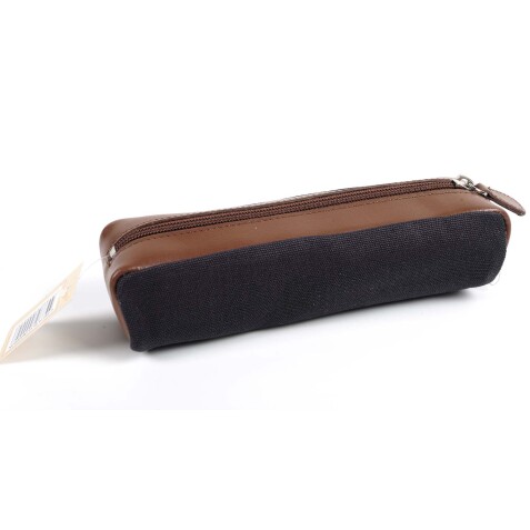 Quo Vadis - Trousse - Rectangle - S1829 - Marron - 20x6x4,5 cm - Cuir pleine fleur de vachette - 1 compartiment(s)