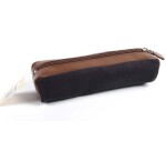 Quo Vadis - Trousse - Rectangle - S1829 - Bleu / marron - 20x6x4,5 cm Cuir pleine fleur de vachette - 1 compartiment(s)