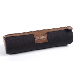 Quo Vadis - Trousse - Ronde - S1829 - 22x6 cm - Cuir pleine fleur de vachette - 1 compartiment(s)