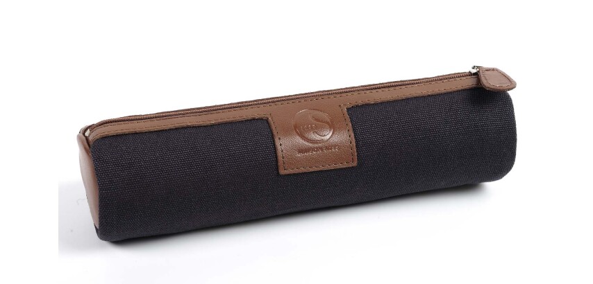 Quo Vadis - Trousse - Ronde - S1829 - 22x6 cm Cuir pleine fleur de vachette - 1 compartiment(s)