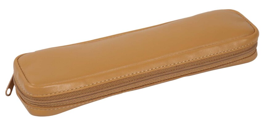 Quo Vadis - Trousse - Plate - Merinos - 22x06x2,5 cm - Cuir pleine fleur de porc - 1 compartiment(s) -  par 12