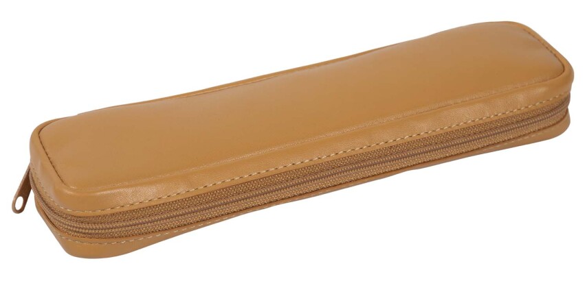 Quo Vadis - Trousse - Plate - Merinos - 22x06x2,5 cm Cuir pleine fleur de porc - 1 compartiment(s) - par 12
