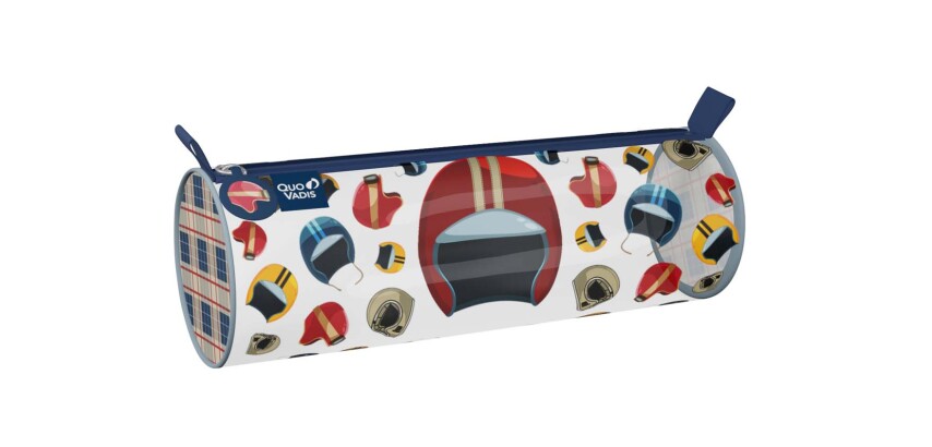 Quo Vadis - Trousse scolaire - Ronde - Louise & Arthur - Mécanique - 23x8x8 cm 1 compartiment(s)