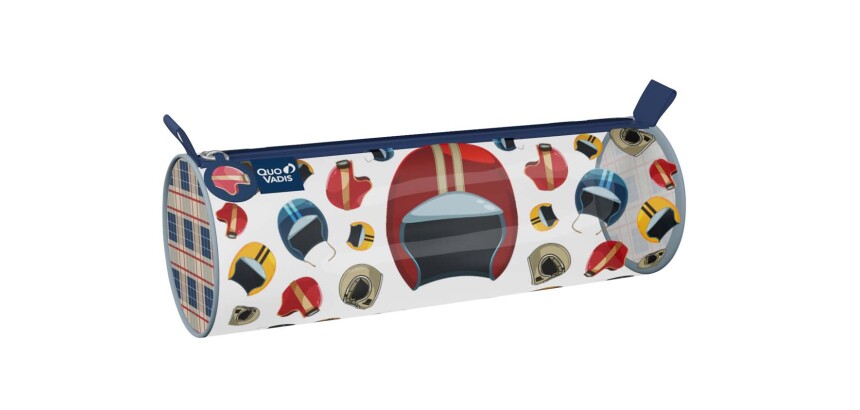 Quo Vadis - Trousse scolaire - Ronde - Louise & Arthur - Mécanique - 23x8x8 cm 1 compartiment(s)