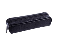 Quo Vadis - Trousse - Rectangle - Goya - Bleu marine - 20x6x4,5 cm Cuir pleine fleur de vachette - 1 compartiment(s)