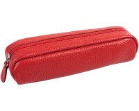 Quo Vadis - Trousse - Rectangle - Goya - Rouge - 20x6x4,5 cm Cuir pleine fleur de vachette - 1 compartiment(s)