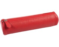 Quo Vadis - Trousse - Ronde - Goya - Rouge - 22x6 cm Cuir pleine fleur de vachette - 1 compartiment(s)