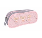 Quo Vadis - Trousse scolaire - Rectangle - Animascot - Souris - Toile (polyester) - 2 compartiment(s)