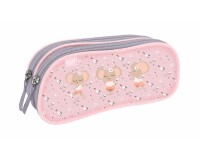 Quo Vadis - Trousse scolaire - Rectangle - Animascot - Souris - Toile (polyester) - 2 compartiment(s)