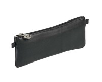 Quo Vadis - Trousse - Plate - Merinos - Noir - 20,5x7 cm Cuir pleine fleur de porc - 1 compartiment(s) - par 12
