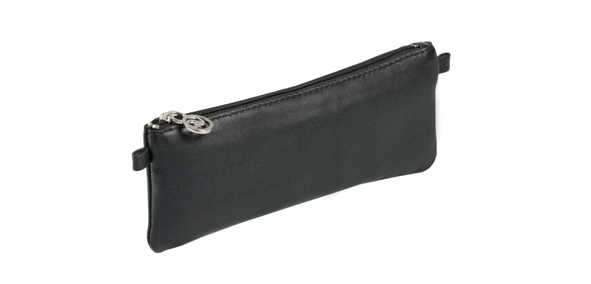 Quo Vadis - Trousse - Plate - Merinos - 20,5x7 cm Cuir pleine fleur de porc - 1 compartiment(s) - par 12