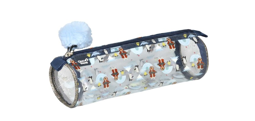Quo Vadis - Trousse scolaire - Ronde - Louise & Arthur - Inuit - 23x8x8 cm 1 compartiment(s)