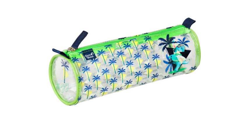 Quo Vadis - Trousse scolaire - Ronde - Marguy Enfants - Crocodile - 23x8x8 cm 1 compartiment(s)