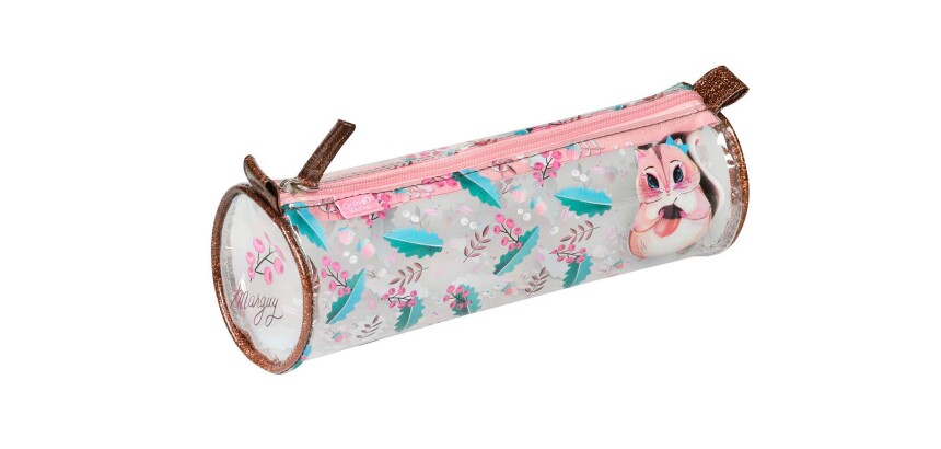 Quo Vadis - Trousse scolaire - Ronde - Marguy Enfants - Ecureuil - 23x8x8 cm 1 compartiment(s)