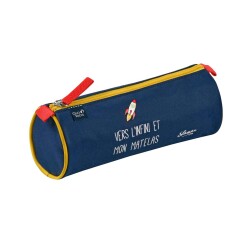 Quo Vadis - Trousse scolaire - Ronde - Shaman - Matelas - 23x8x8 cm Toile (polyester) - 1 compartiment(s)