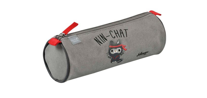 Quo Vadis - Trousse scolaire - Ronde - Shaman - Ninchat - 23x8x8 cm Toile (polyester) - 1 compartiment(s)