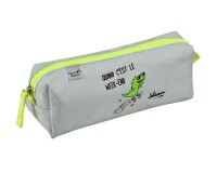 Quo Vadis - Trousse scolaire - Triangle - Shaman - Dino - 23x8x8 cm Toile (polyester) - 1 compartiment(s)