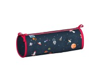 Quo Vadis - Trousse scolaire - Ronde - Cosmos - 23x8x8 cm - Toile (polyester) - 1 compartiment(s) -  par 8