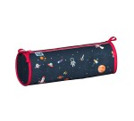 Quo Vadis - Trousse scolaire - Ronde - Cosmos - Espace - 23x8x8 cm Toile (polyester) - 1 compartiment(s)