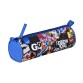 Quo Vadis - Trousse scolaire - Ronde - Graffiti - 23x8x8 cm - Toile (polyester) - 1 compartiment(s) -  par 8