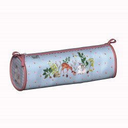 Quo Vadis - Trousse scolaire - Ronde - Animascot - 23x8x8 cm - Toile (polyester) - 1 compartiment(s) -  par 8