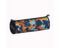 Quo Vadis - Trousse scolaire - Ronde - Animascot - Jungle - 23x8x8 cm Toile (polyester) - 1 compartiment(s)