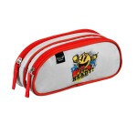 Quo Vadis - Trousse scolaire - Rectangle - Pac man - Ready - Toile (polyester) - 2 compartiment(s)