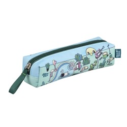 Quo Vadis - Trousse scolaire - Rectangle - Jeremyville - 19x4,7x4,7 cm - Toile (polyester) - 1 compartiment(s) -  par 8