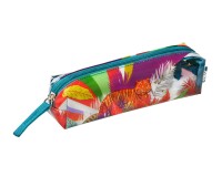 Quo Vadis - Trousse scolaire - Rectangle - Jungle spirit - Arc en ciel - 19x4,7x4,7 cm Toile (polyester) - 1 compartiment(s)