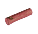 Quo Vadis - Trousse - Ronde - Julo - 17x3,5 cm Cuir de vachette suédé - 1 compartiment(s)