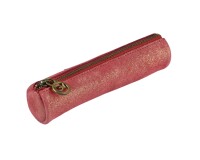 Quo Vadis - Trousse - Ronde - Julo - 17x3,5 cm Cuir de vachette suédé - 1 compartiment(s)