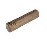 Quo Vadis - Trousse - Ronde - Julo - 17x3,5 cm Cuir de vachette suédé - 1 compartiment(s)