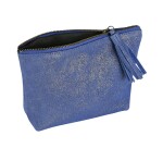 Quo Vadis - Trousse - Rectangle - Julo - 18x15 cm Cuir de vachette suédé - 1 compartiment(s)