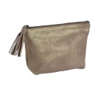 Quo Vadis - Trousse - Rectangle - Julo - 18x15 cm Cuir de vachette suédé - 1 compartiment(s)