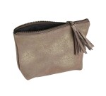 Quo Vadis - Trousse - Rectangle - Julo - 18x15 cm Cuir de vachette suédé - 1 compartiment(s)
