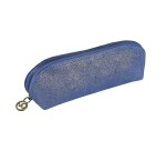 Quo Vadis - Trousse - Triangle - Julo - 21x6,5x6,5 cm Cuir de vachette suédé - 1 compartiment(s)