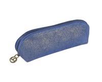 Quo Vadis - Trousse - Triangle - Julo - 21x6,5x6,5 cm Cuir de vachette suédé - 1 compartiment(s)
