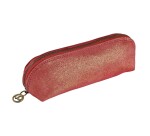 Quo Vadis - Trousse - Triangle - Julo - 21x6,5x6,5 cm Cuir de vachette suédé - 1 compartiment(s)