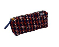 Quo Vadis - Trousse scolaire - Plate - Gisele - Bleu marine - 19x10x3,5 cm 1 compartiment(s)