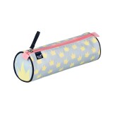 Quo Vadis - Trousse scolaire - Ronde - Louise & Arthur - 23x8x8 cm - Toile (polyester) - 1 compartiment(s) -  par 8