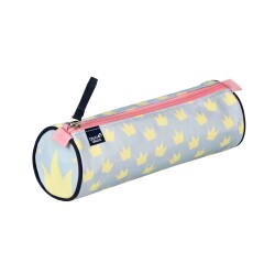 Quo Vadis - Trousse scolaire - Ronde - Louise & Arthur - 23x8x8 cm - Toile (polyester) - 1 compartiment(s) -  par 8
