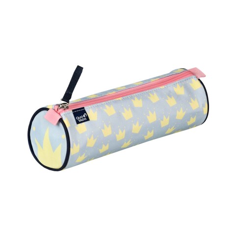 Quo Vadis - Trousse scolaire - Ronde - Louise & Arthur - 23x8x8 cm - Toile (polyester) - 1 compartiment(s) -  par 8
