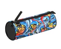Quo Vadis - Trousse scolaire - Ronde - Graffiti - Skate - 23x8x8 cm Toile (polyester) - 1 compartiment(s)