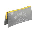 Quo Vadis - Trousse scolaire - Rectangle - Shaman - Pas envie - 22,5x11x6 cm Toile (polyester) - 3 compartiment(s)