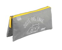 Quo Vadis - Trousse scolaire - Rectangle - Shaman - Pas envie - 22,5x11x6 cm Toile (polyester) - 3 compartiment(s)