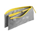 Quo Vadis - Trousse scolaire - Rectangle - Shaman - Pas envie - 22,5x11x6 cm Toile (polyester) - 3 compartiment(s)